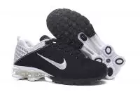 sale nike shox pour femme pas cher knitting zoom noir blanc